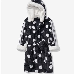 Victoria secret Sherpa polka dot robe